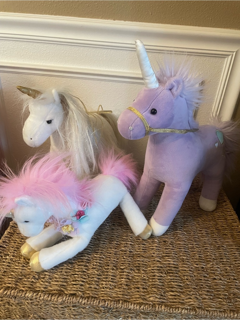 Unicorn Plush Animals Gund Douglas set of 3!